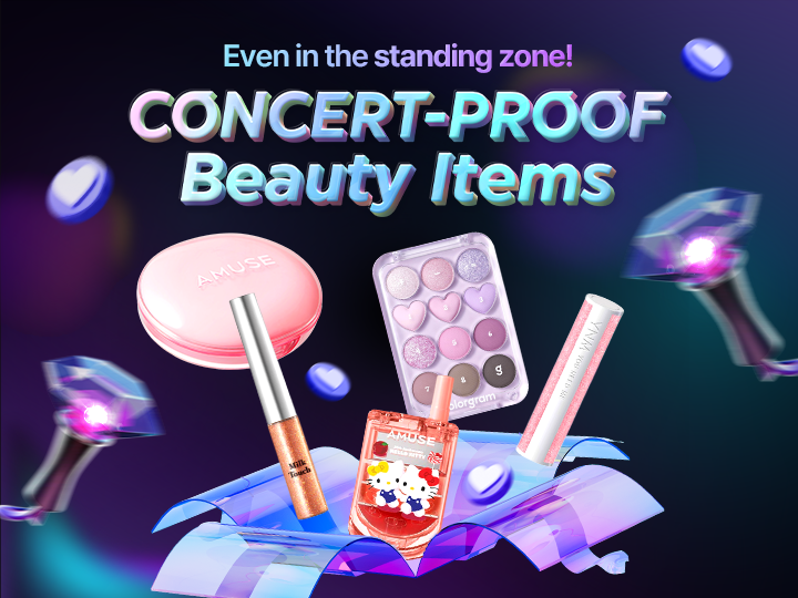 CONCERT-PROOF Beauty Items Promotion