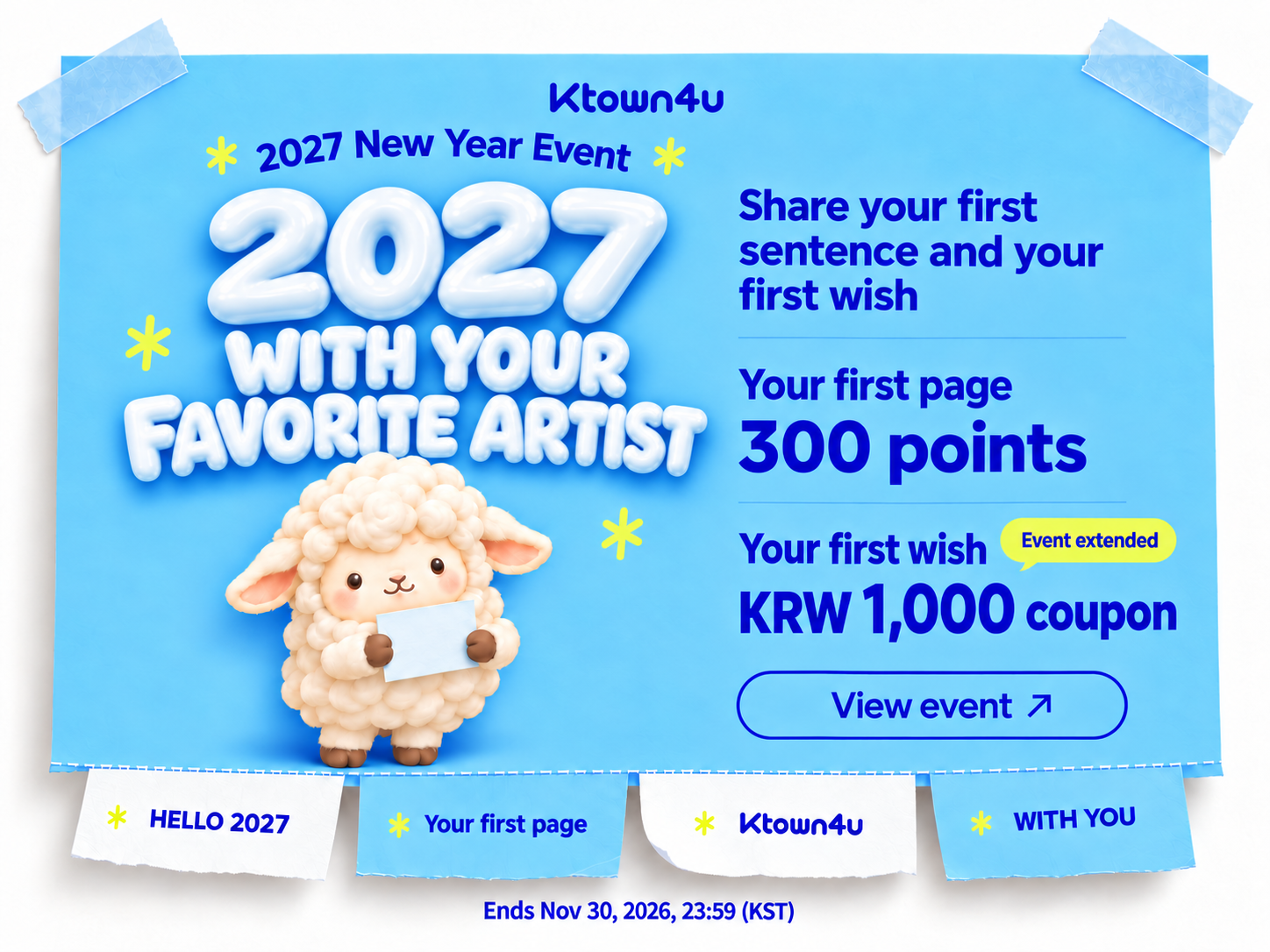 2027 with Your Bias