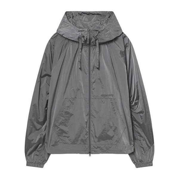 [Superdry] ウィメンズ グロッシー シャーリング ウィンド ジャケット グレー