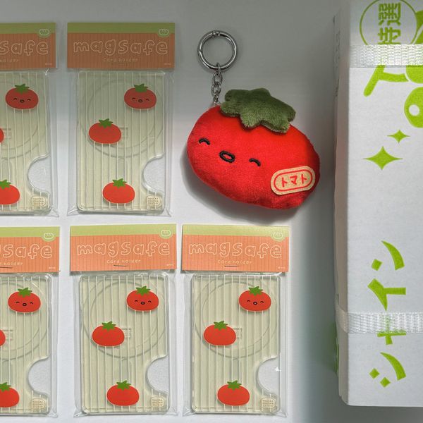 [HOOKKA HOOKKA STUDIO] MagSafe カードホルダー [トマト]