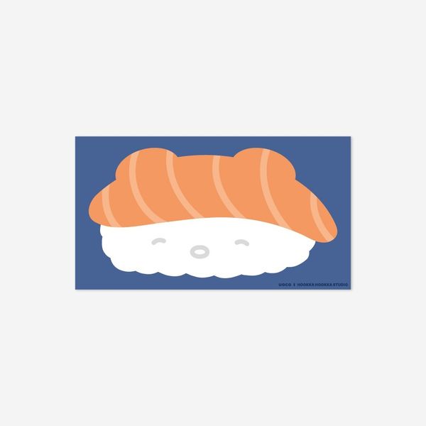 [HOOKKA HOOKKA STUDIO] ミニメモ [ムウウ サーモン寿司]