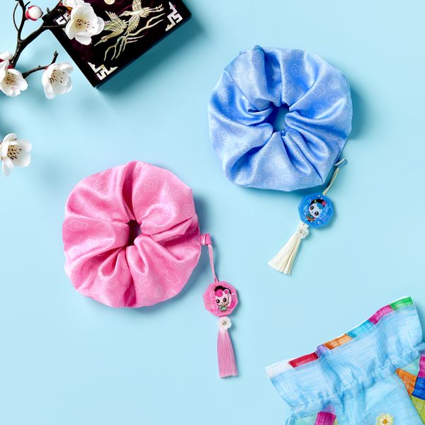 [Teenieping] Hachu Life_Traditional Norigae Scrunchie 2type