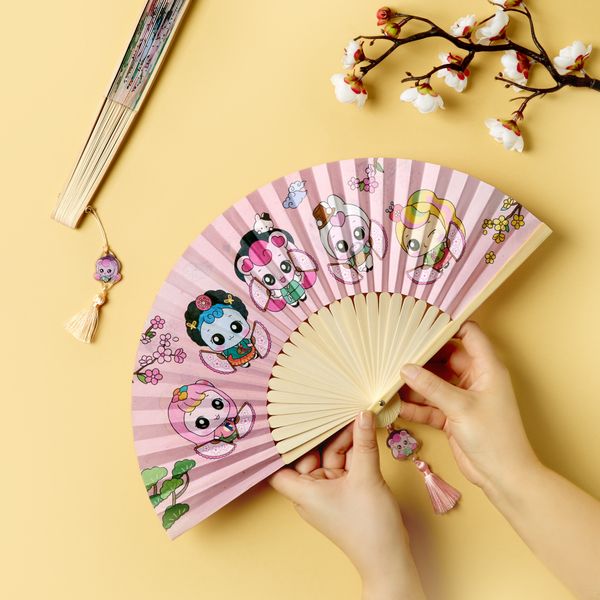 [Teenieping] ハチュ生活 伝統折りたたみ扇子