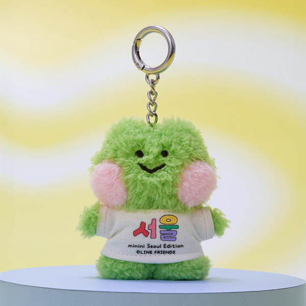 [LINE FRIENDS] 25_LE Minini City Edition Seoul Plush Keyring_T-Shirt