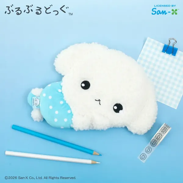 [ブルブルドッグ] パジャマジッパーポーチ