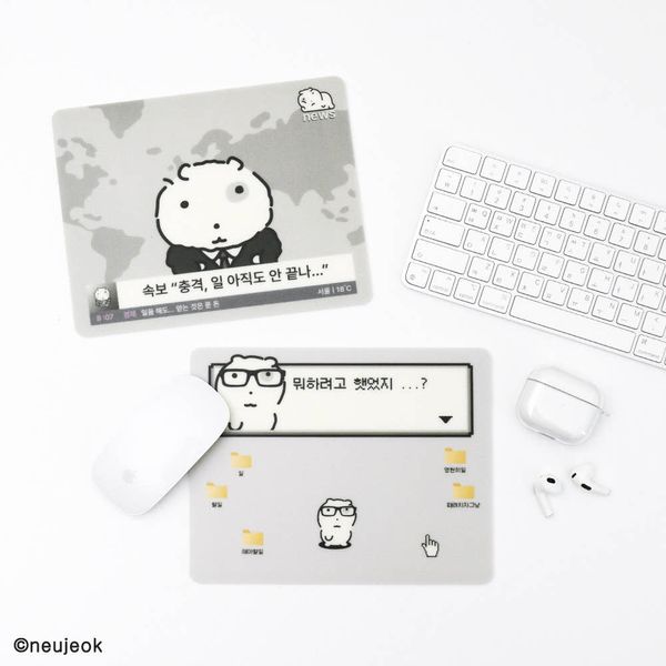 [Nunmeong] マウスパッド (2種)