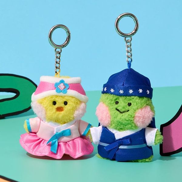 LINE FRIENDS_25_Minini City Edition Seoul Plush Keyring (2type)