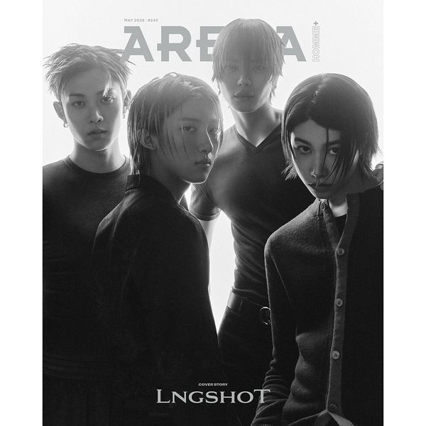 [雑誌] [26-04-20] ARENA HOMME 2026.05 B Type (表紙 : LNGSHOT / 内容 : LNGSHOT 18p, Lee Jae-wook 8p, AB6IX : PARK WOOJIN 8p, Keyveatz 10p)