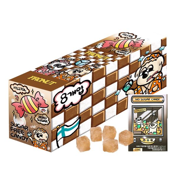 [PRONUT] Sugar-Free Xylitol Candy 30g*8ea_Cola