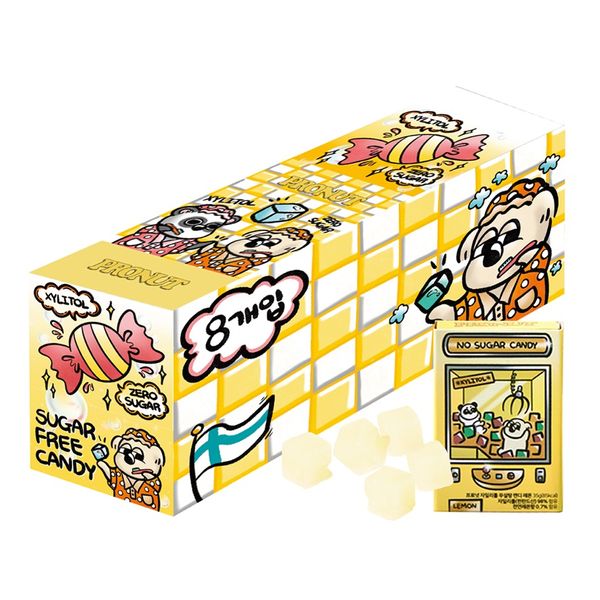 [PRONUT] Sugar-Free Xylitol Candy 30g*8ea_Lemon
