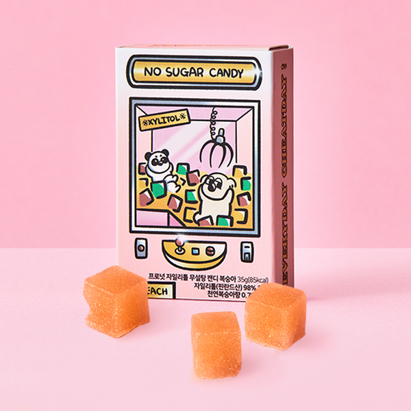 [PRONUT] Sugar-Free Xylitol Candy 30g_Peach