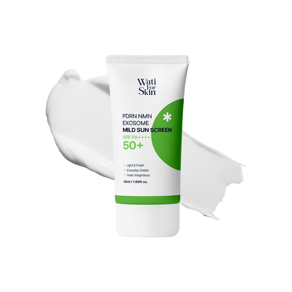 [Wati For Skin] PDRN NMN Exosome Mild Sunscreen SPF50+, 50ml