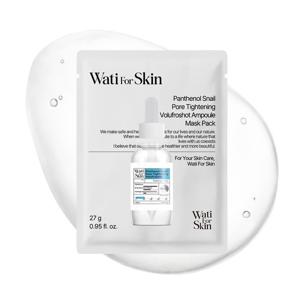 [Wati For Skin] Panthenol Snail Pore Tightening Volufroshot Ampoule Mask Pack 27g*10ea