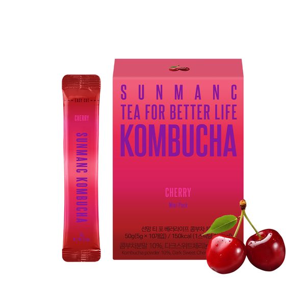 [SUNMANC KOMBUCHA] 10 STICKS CHERRY