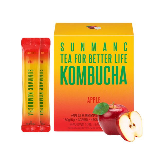 [SUNMANC KOMBUCHA] 30 STICKS APPLE