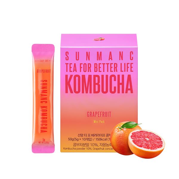 [SUNMANC KOMBUCHA] 10 STICKS GRAPEFRUIT