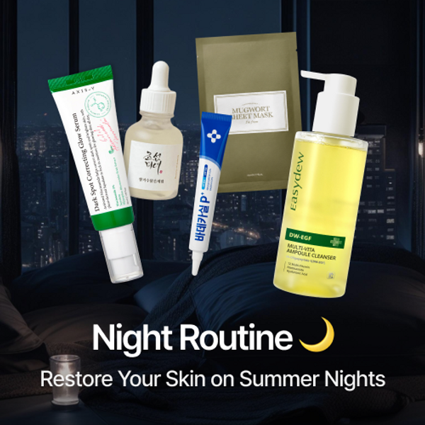 Night Routine for Heat-Stressed Skin