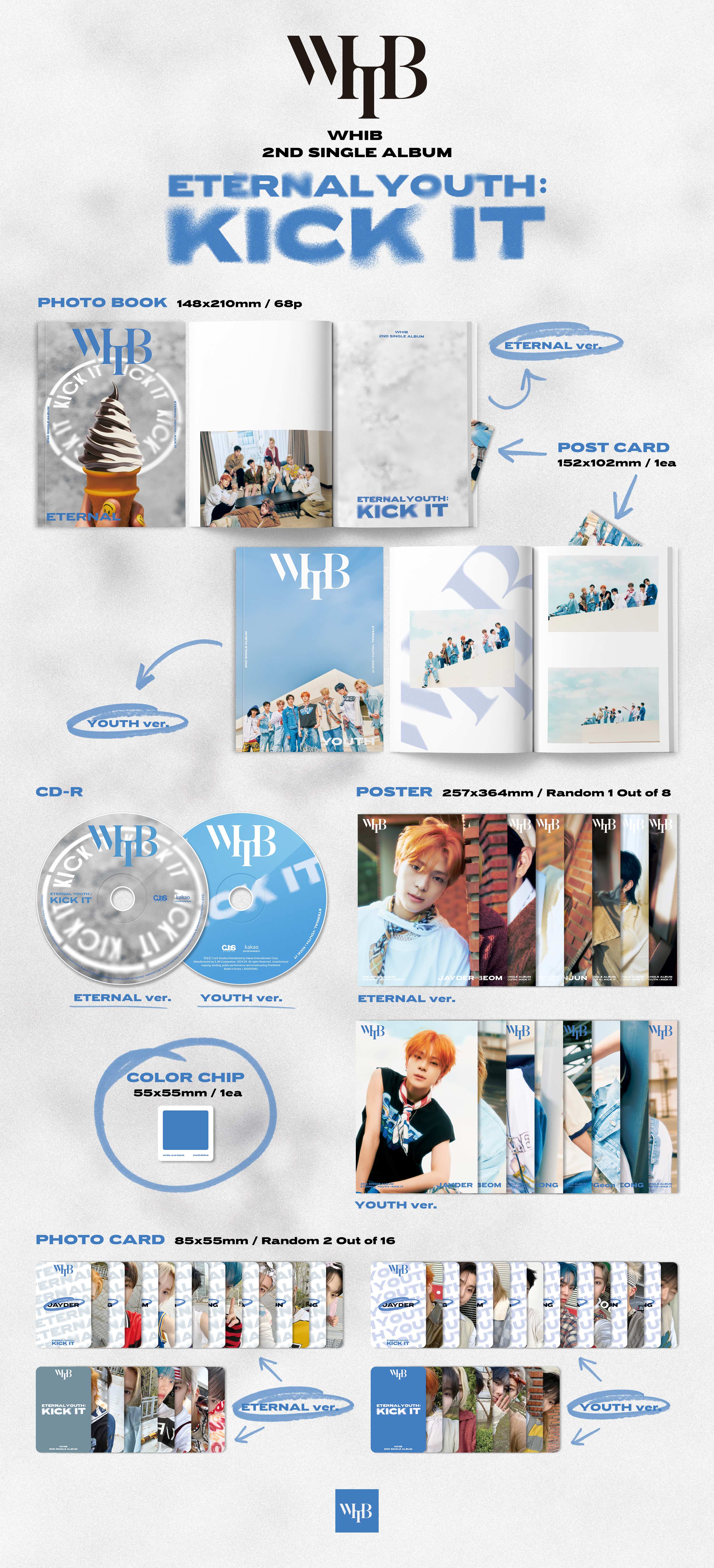 jp.ktown4u.com : [2CD セット] WHIB - シングルアルバム2集 [ETERNAL