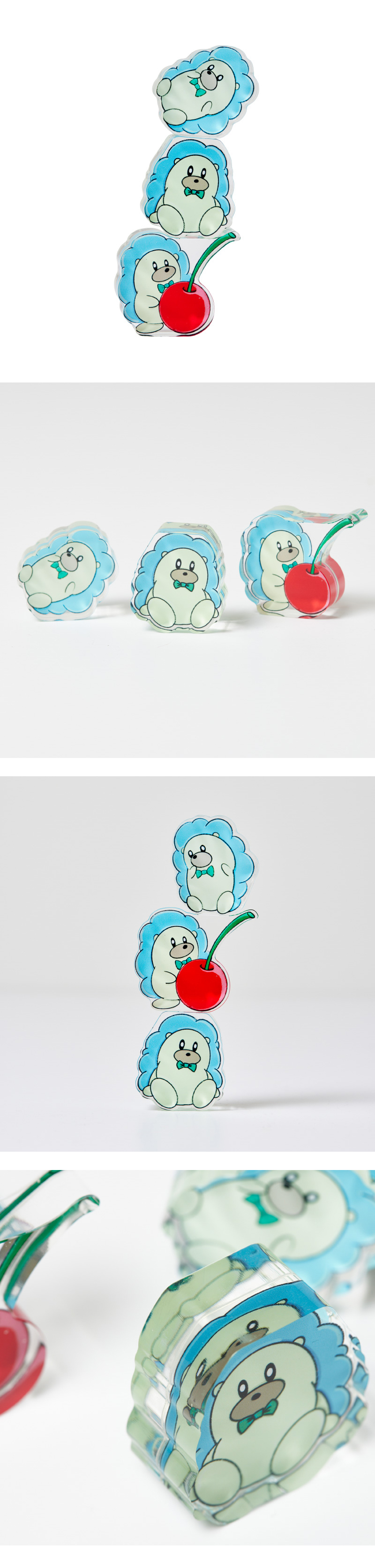 ずとまよ　AIPEGA UNIGURI Acrylic Block 3 set ktown4u.com : ZUTOMAYO - AIPEGA UNIGURI Acrylic Block 3 set