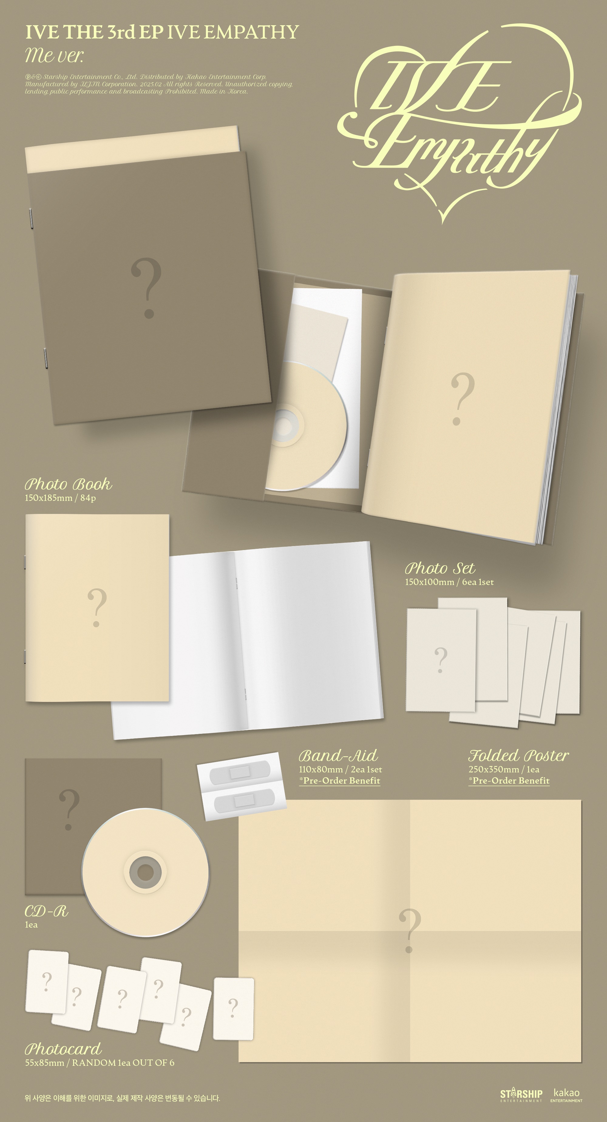 thumbnail image 2 of IVE - 3rd EP Rebel Heart [IVE EMPATHY] Photobook YOU Version Album 2 of 14