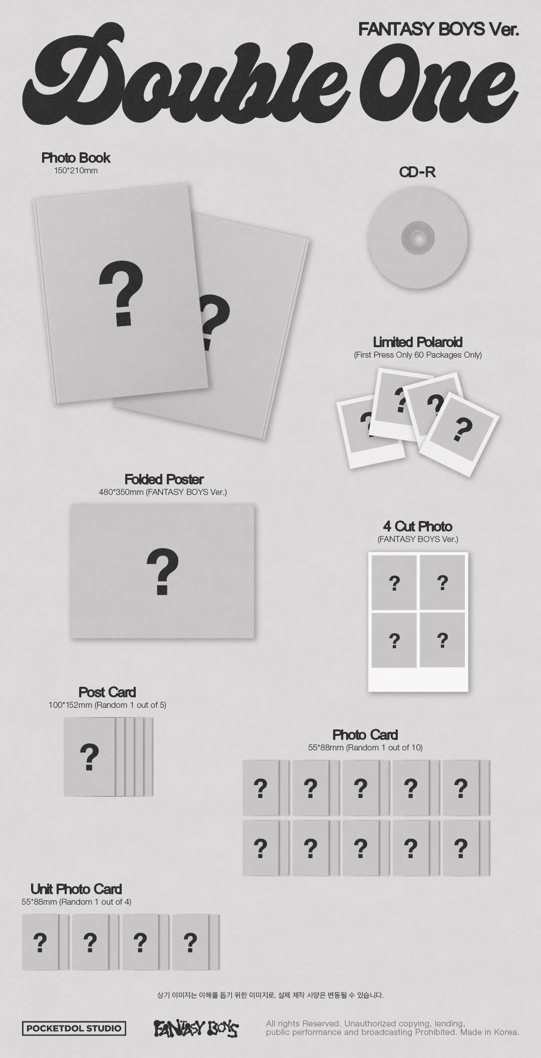 ktown4u.com : Double 0ne - 1st Mini Album [Xpert] (FANTASY