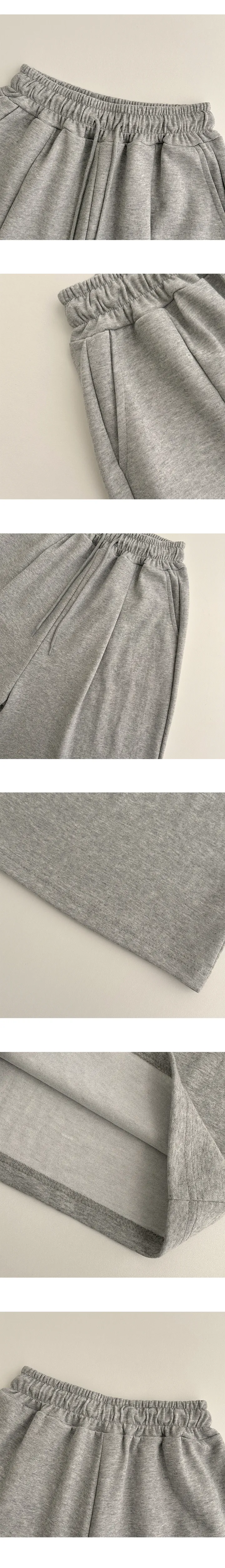 【BAON】[unisex] Ruity Banding Pin Tuck Cutting Bermuda PT ktown4u.com : [ANDMORE] Banding Bermuda Training Shorts (Pin