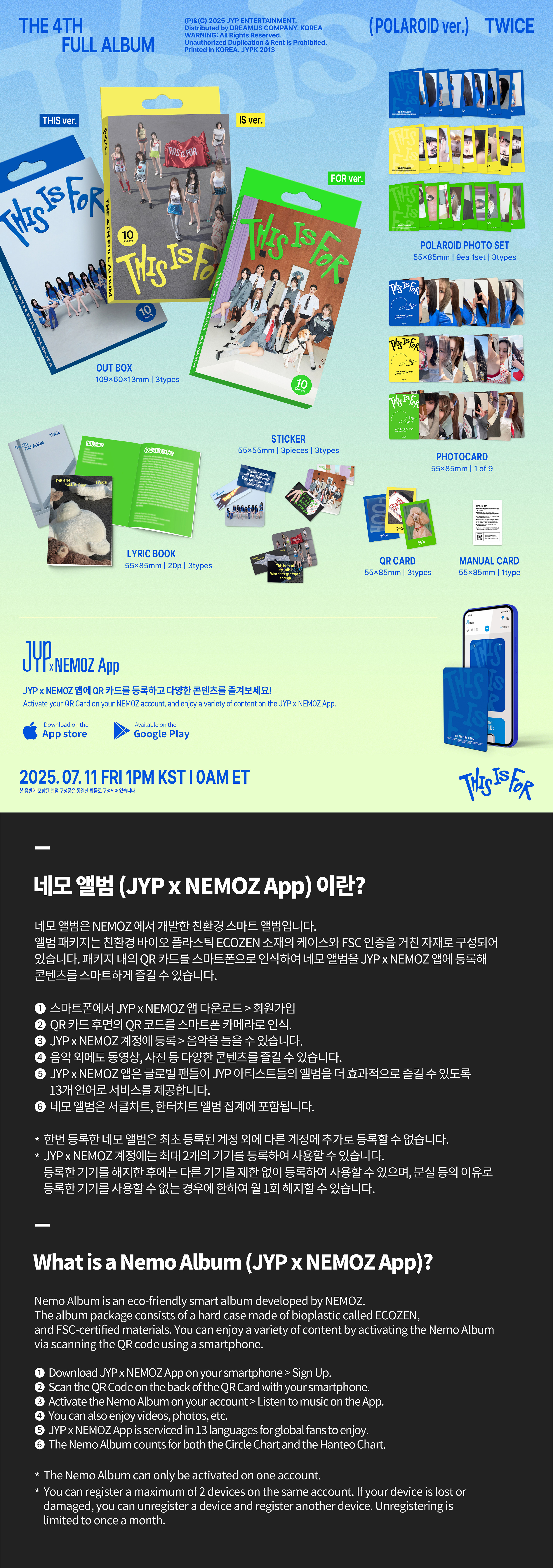 ktown4u.com : [JYP SHOP Gift] TWICE - 4TH FULL ALBUM [THIS