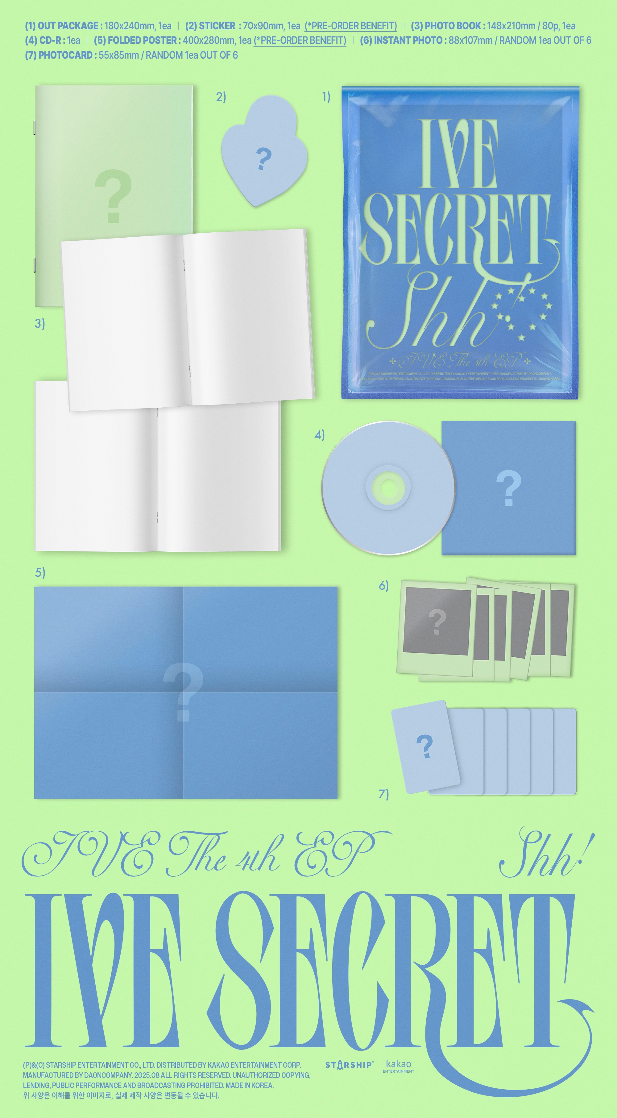 jp.ktown4u.com : [4CD セット] IVE - ミニアルバム4集 [IVE