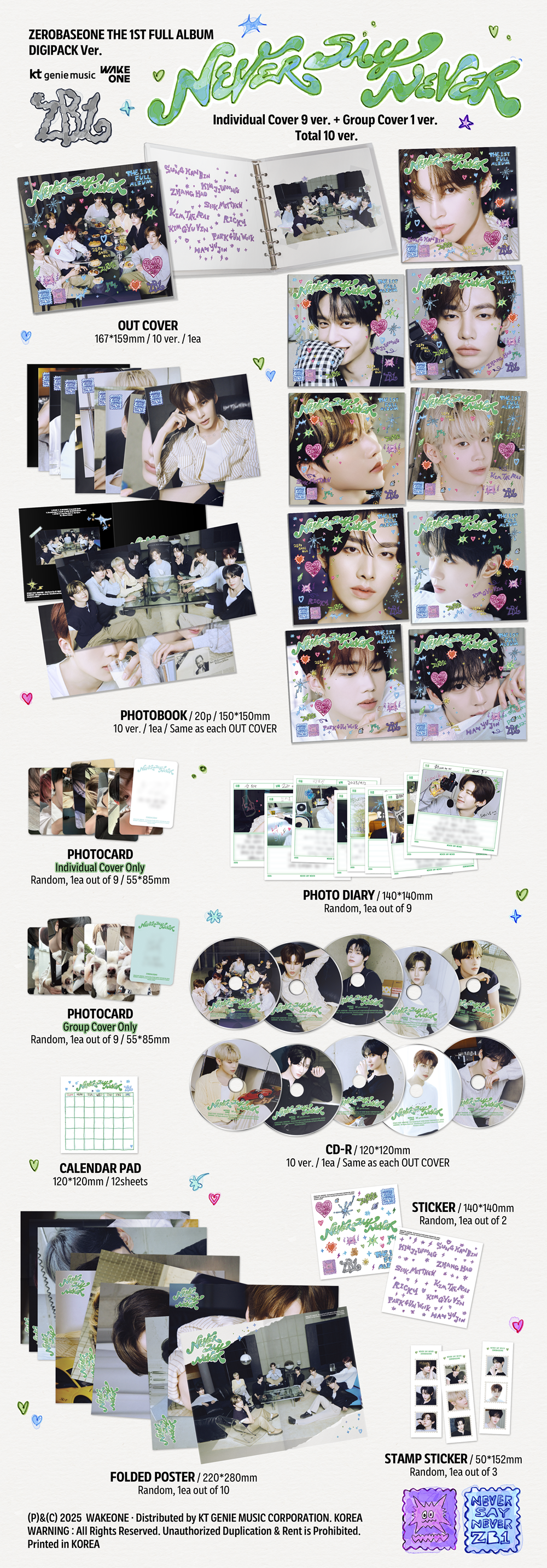 ktown4u.com : [Ktown4u Special Gift] ZEROBASEONE THE 1ST