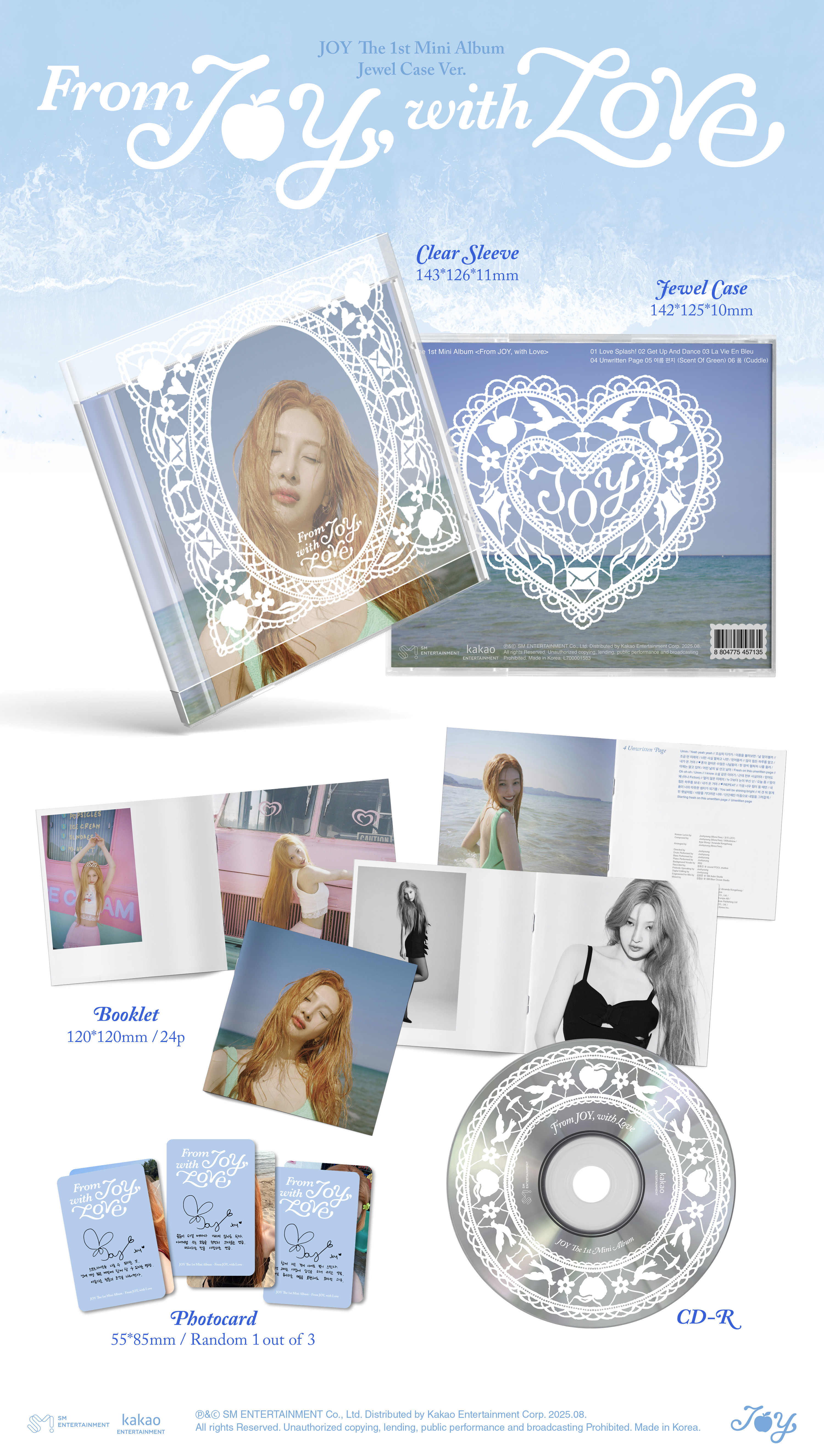 ktown4u.com : JOY - 1st Mini Album [From JOY, with Love] (Jewel
