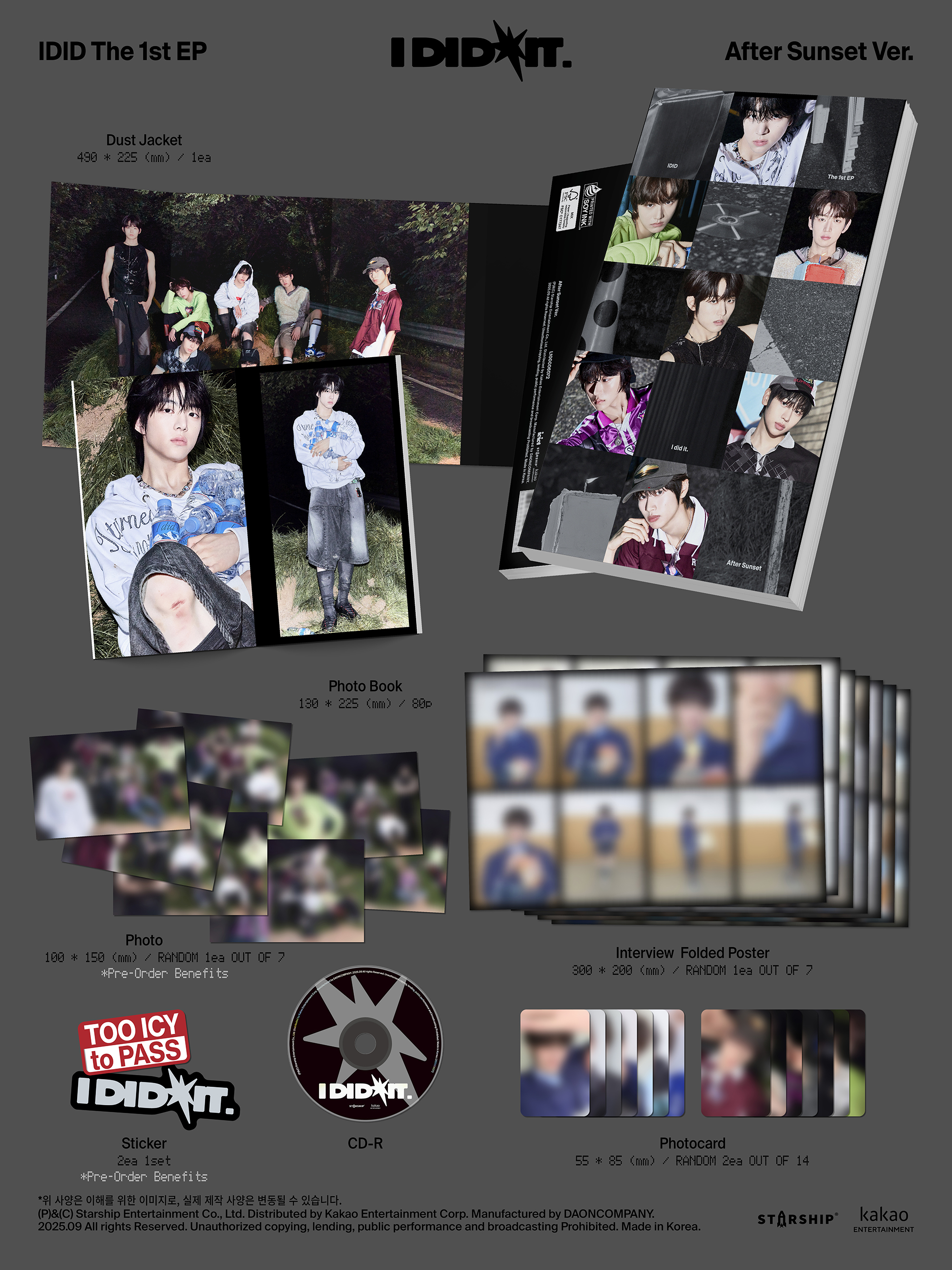 ktown4u.com : IDID - 1st Mini Album [I did it] (Random Ver.)