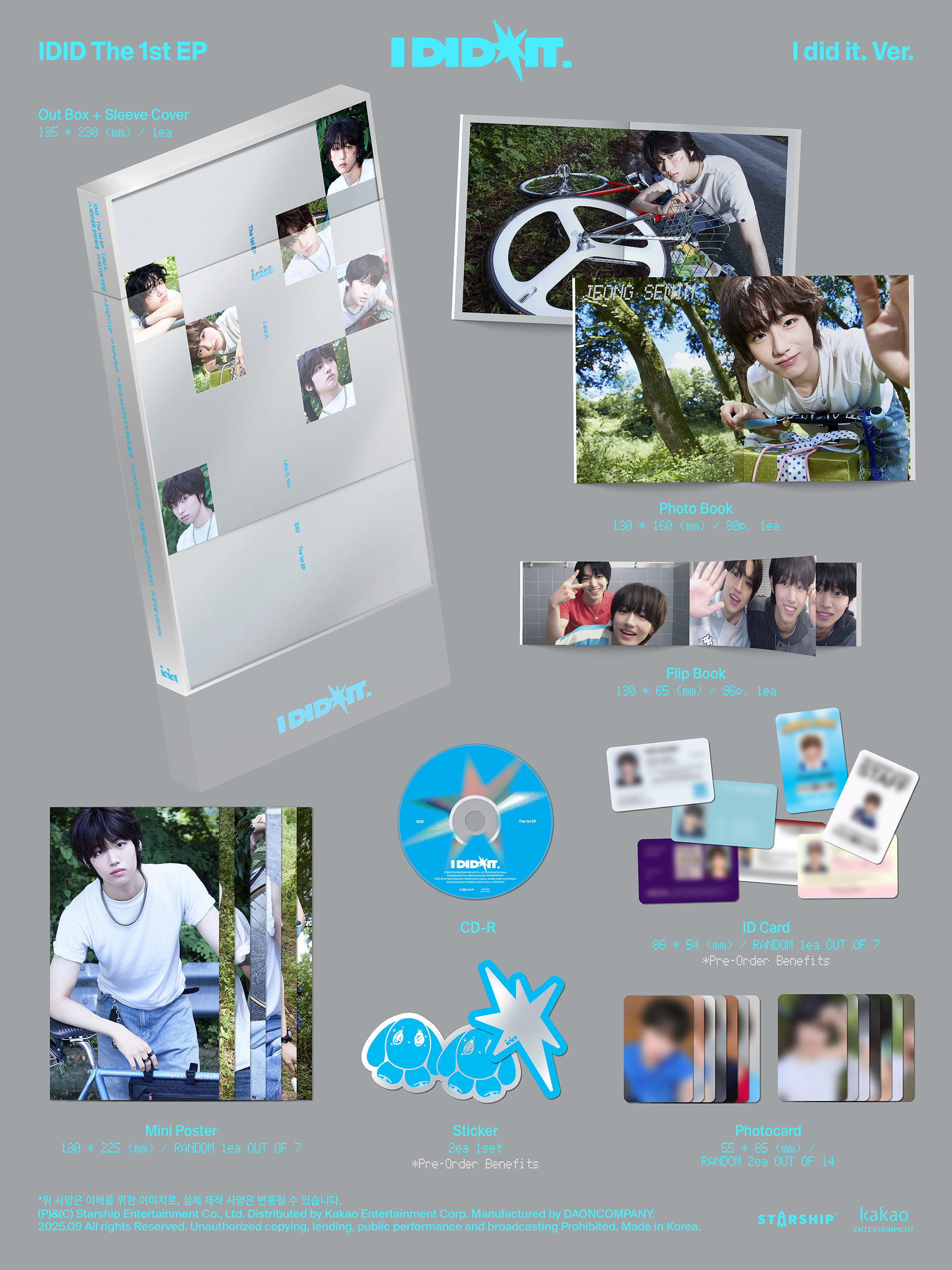 jp.ktown4u.com : [3CD セット] IDID - ミニアルバム1集 [I did it]