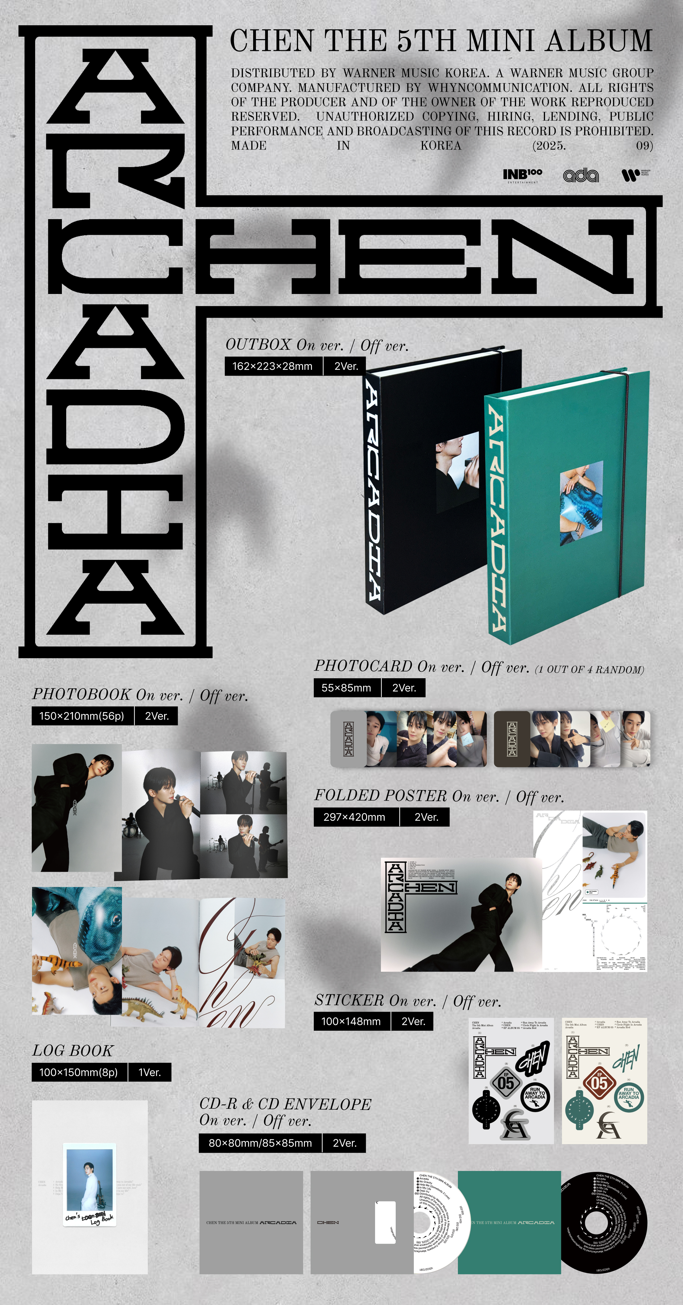 ktown4u.com : [Ktown4u Special Gift] [2CD SET] CHEN - The