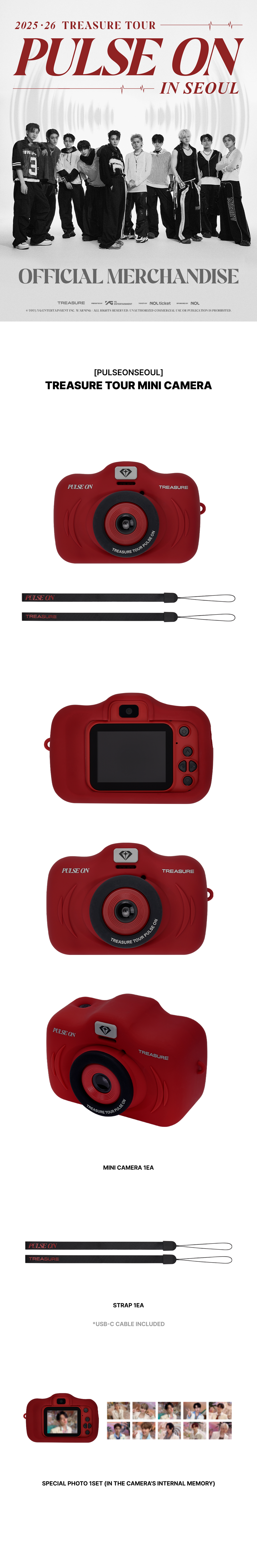 アイドル PULSEONSEOUL] TREASURE TOUR MINI CAMERA cn.ktown4u.com : TREASURE - [PULSEONSEOUL] TREASURE TOUR