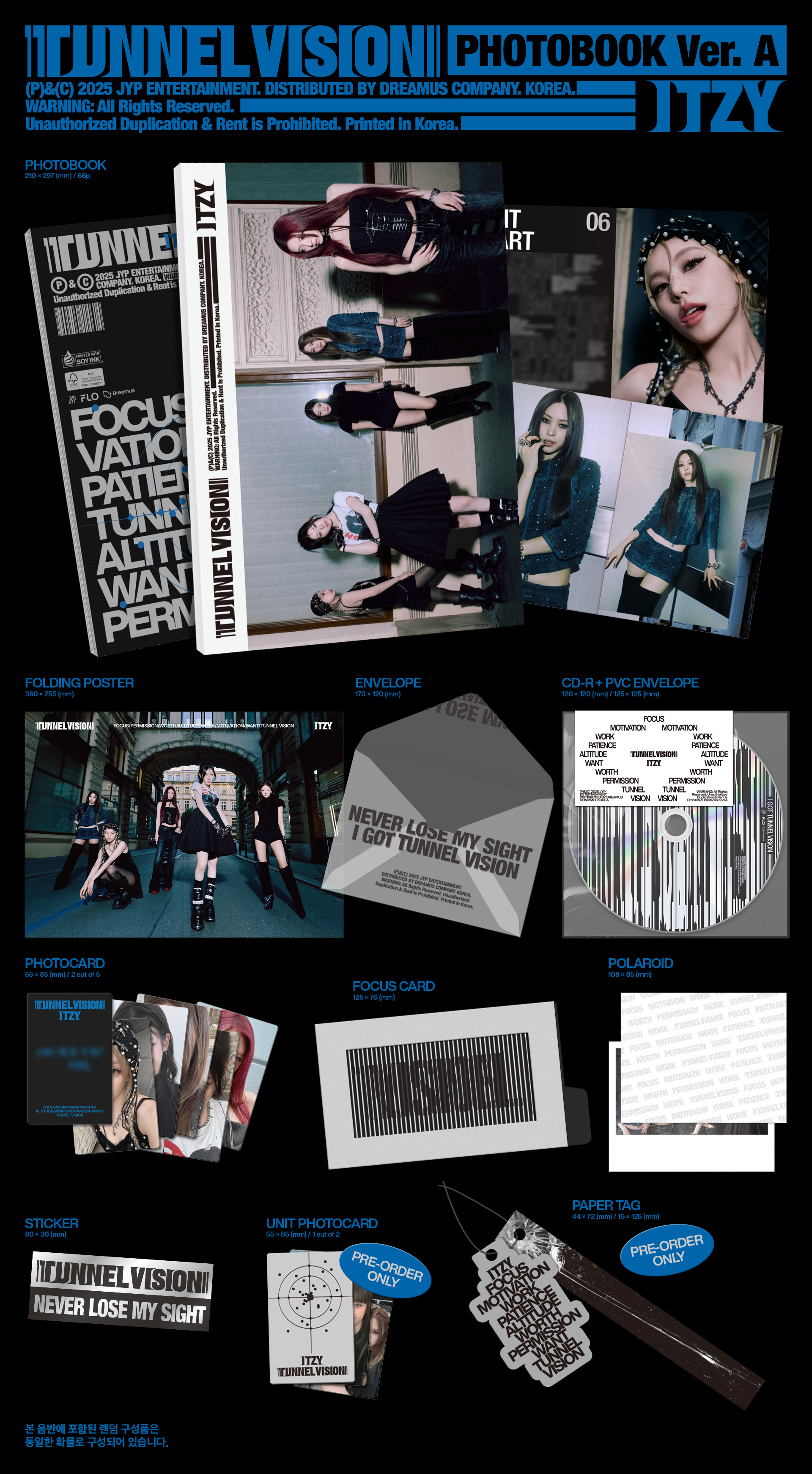ktown4u.com : [FANS SHOP Gift] ITZY - [TUNNEL VISION] (Photobook