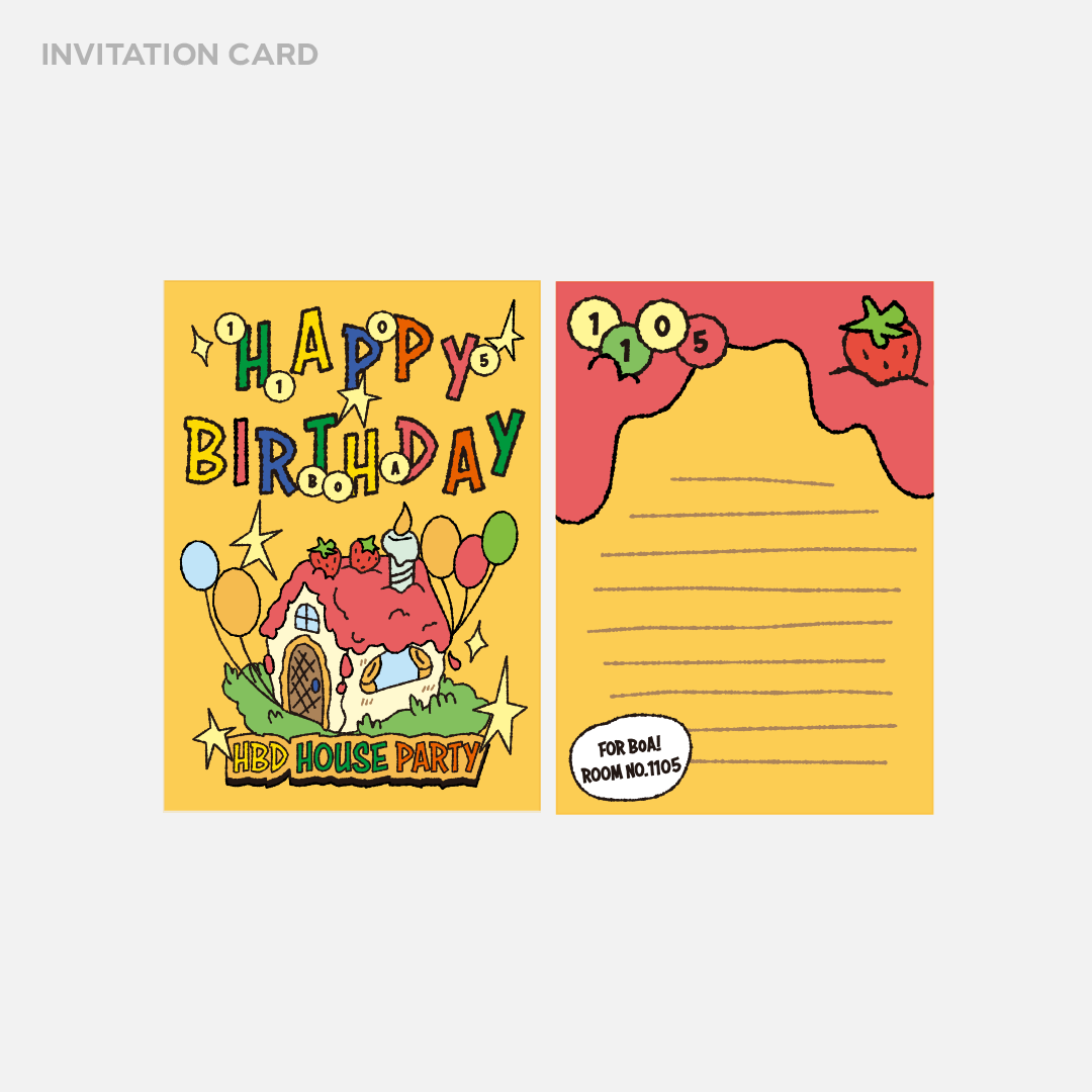 ktown4u.com : BoA - [SM ARTIST BIRTHDAY] PARTY CARD