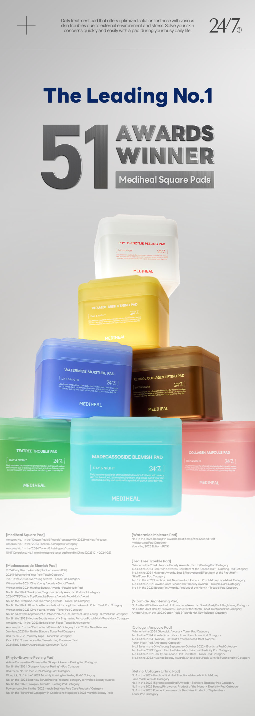 jp.ktown4u.com : [MEDIHEAL] COLLAGEN AMPOULE PAD (100P)