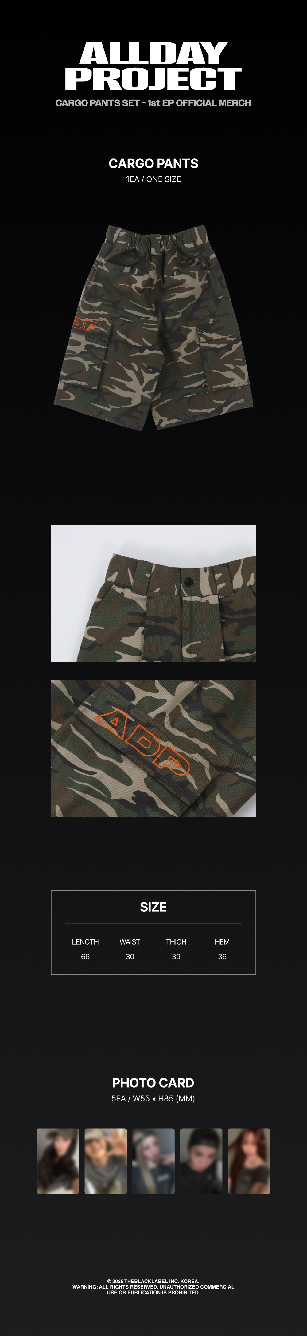 アイドル ALLDAY PROJECT CARGO PANTS MD ktown4u.com : ALLDAY PROJECT - [1st EP Album [ALLDAY PROJECT] MD