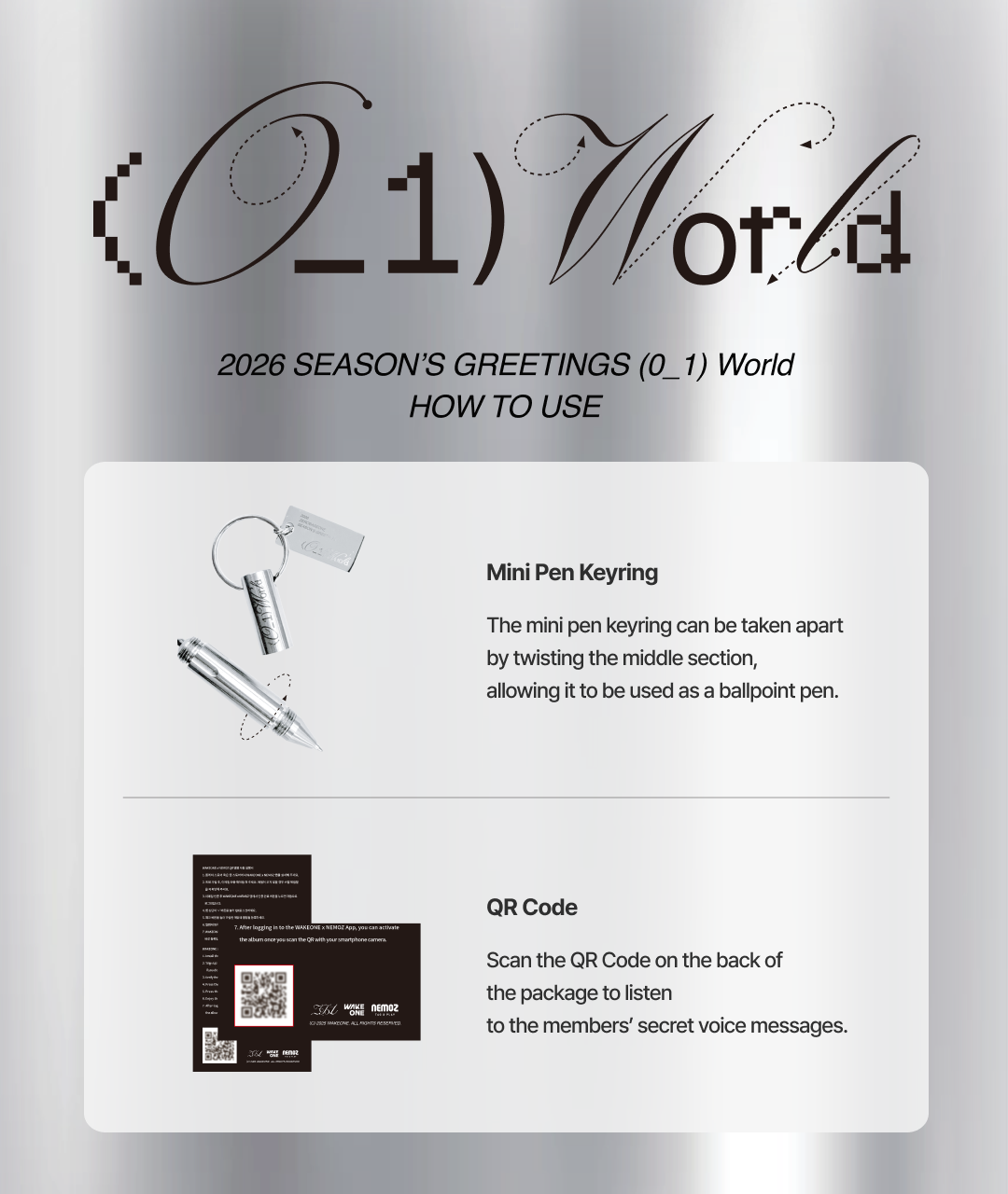 ktown4u.com : ZEROBASEONE - 2026 SEASON'S GREETINGS [(0_1) World]