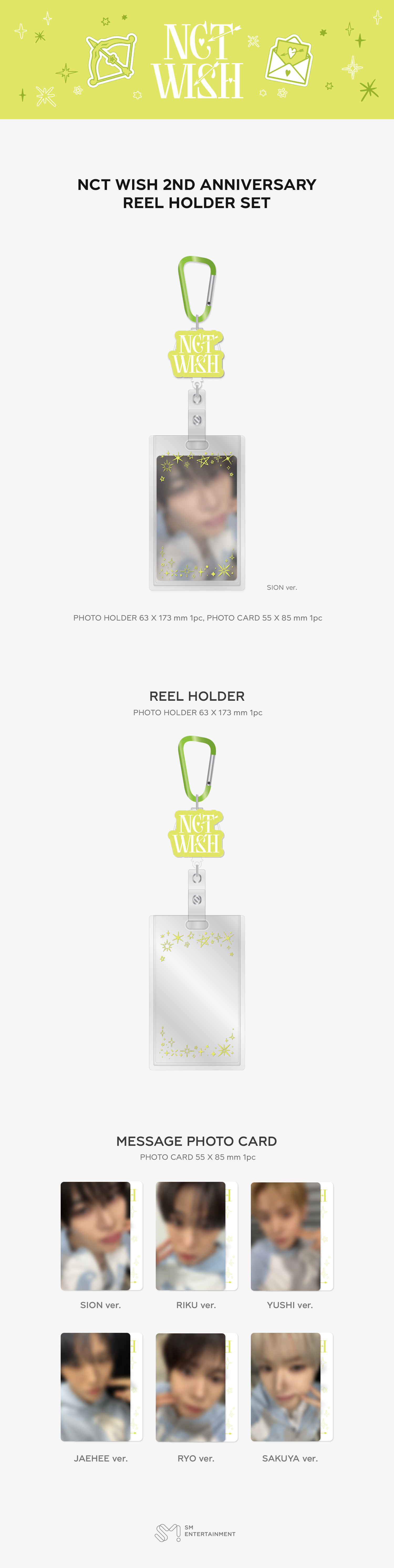 jp.ktown4u.com : NCT WISH - [2ND ANNIVERSARY MD] REEL HOLDER SET