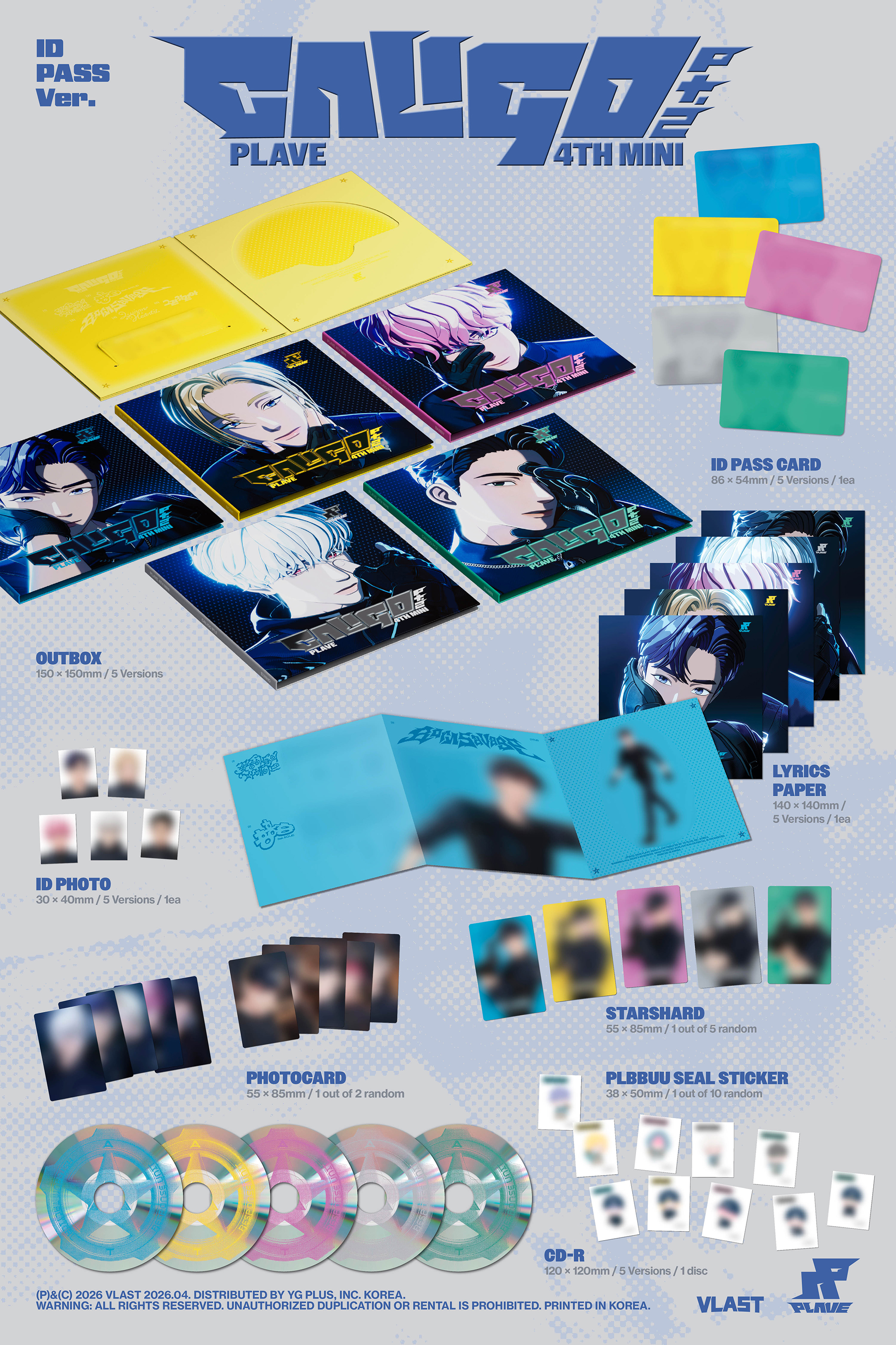 jp.ktown4u.com : PLAVE - ミニアルバム4集 'Caligo Pt.2' (ID PASS