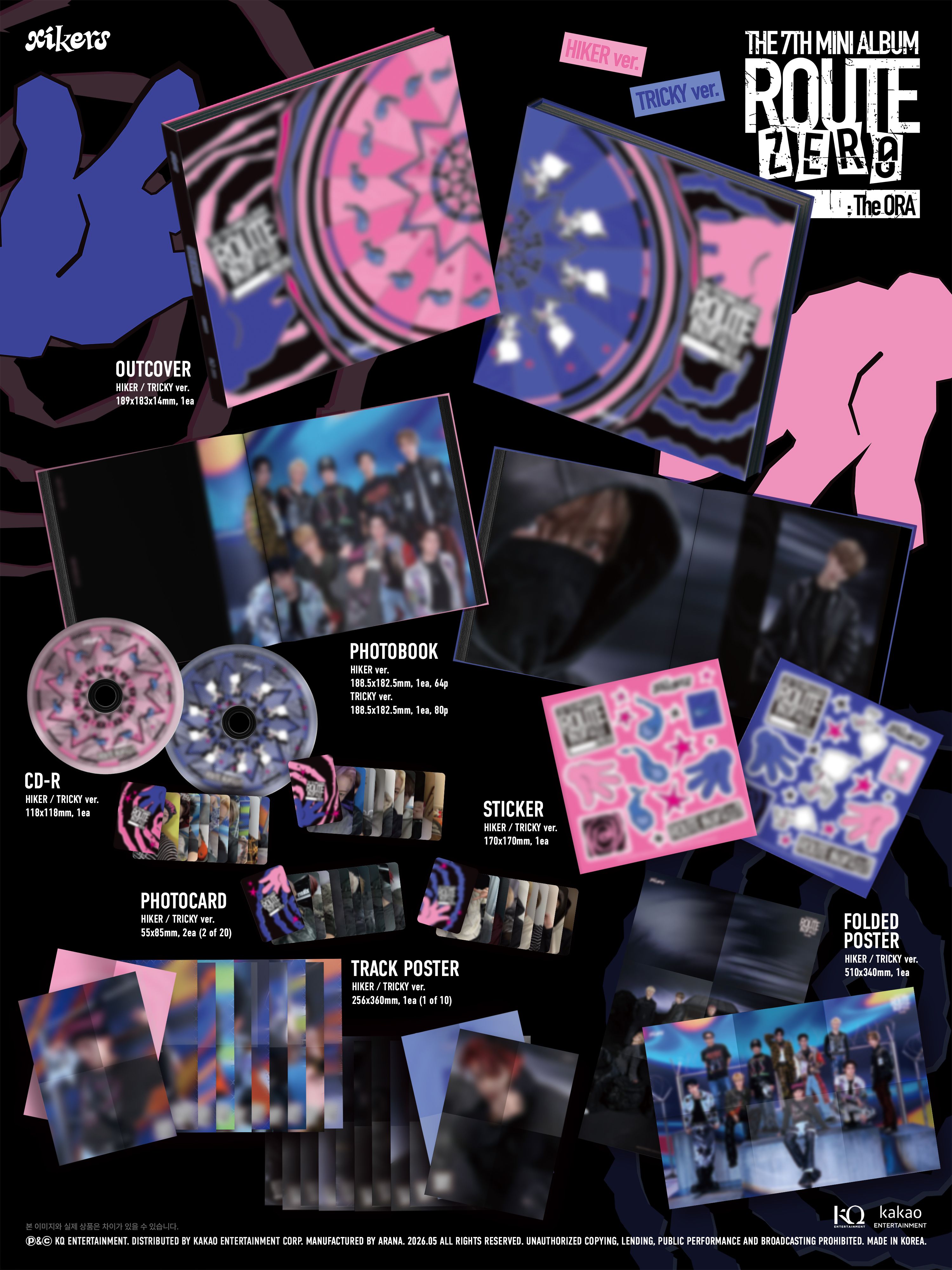kr.ktown4u.com : 싸이커스 (xikers) - 미니앨범 7집 [ROUTE ZERO
