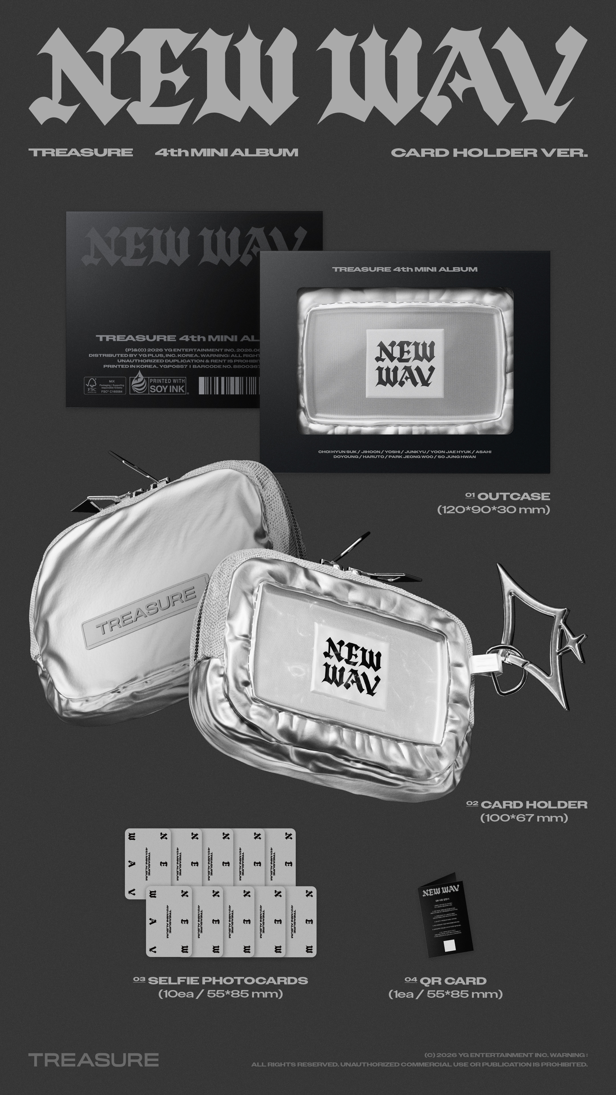 jp.ktown4u.com : [TeumesJapan] TREASURE 4th MINI ALBUM [NEW WAV