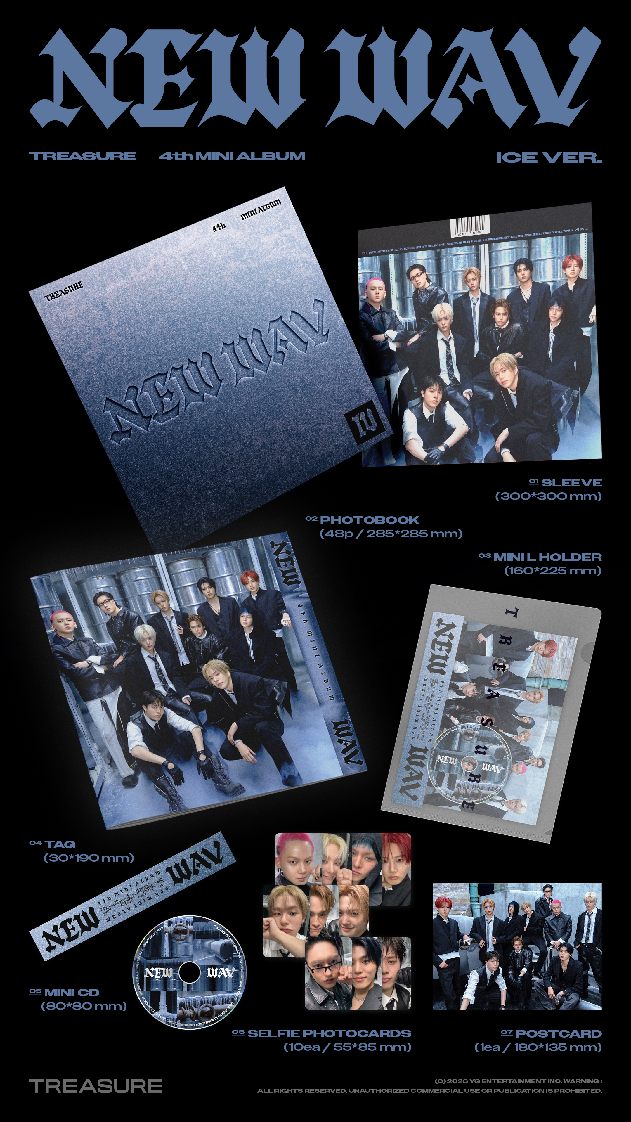 ktown4u.com : [Ktown4u Special Gift] TREASURE 4th MINI ALBUM [NEW