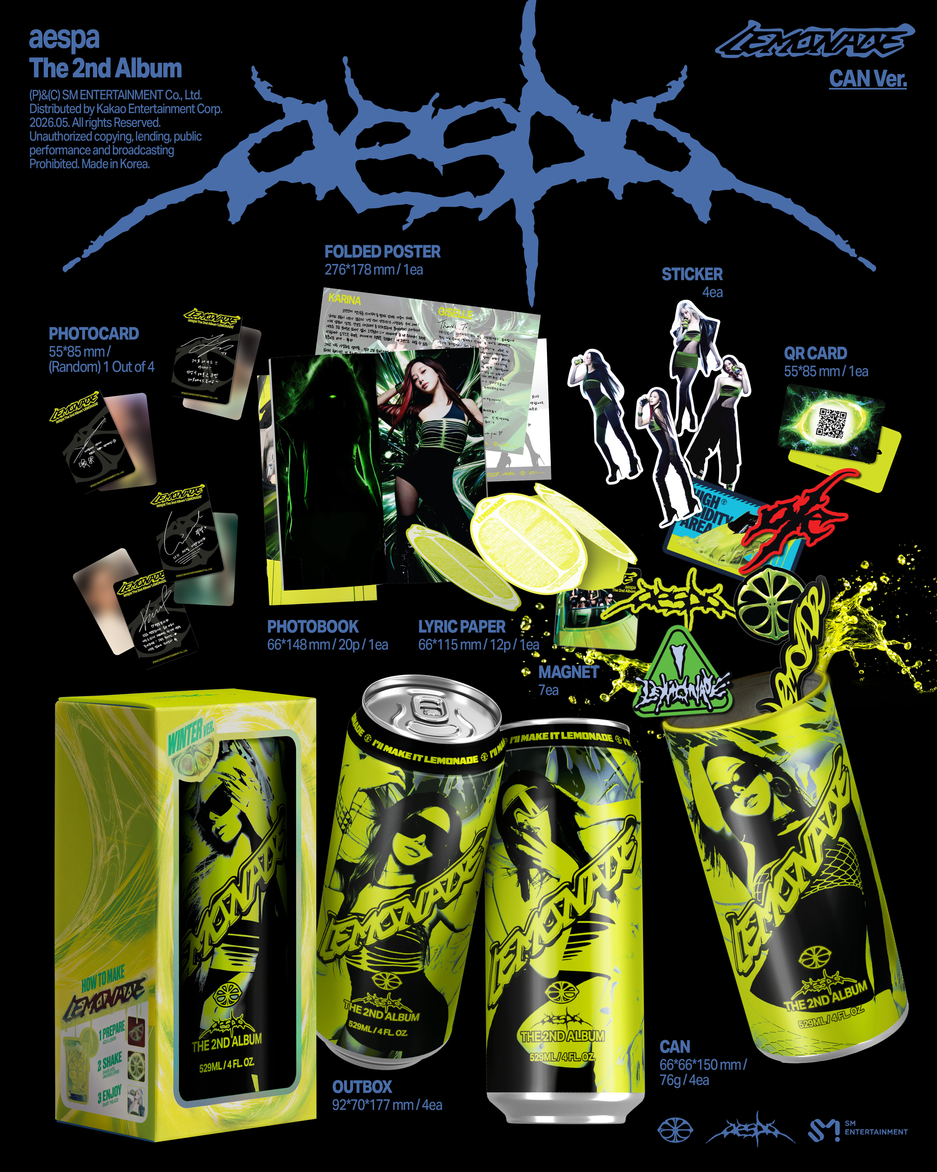 jp.ktown4u.com : [aespa日本ファンクラブ連合][4CD セット] aespa