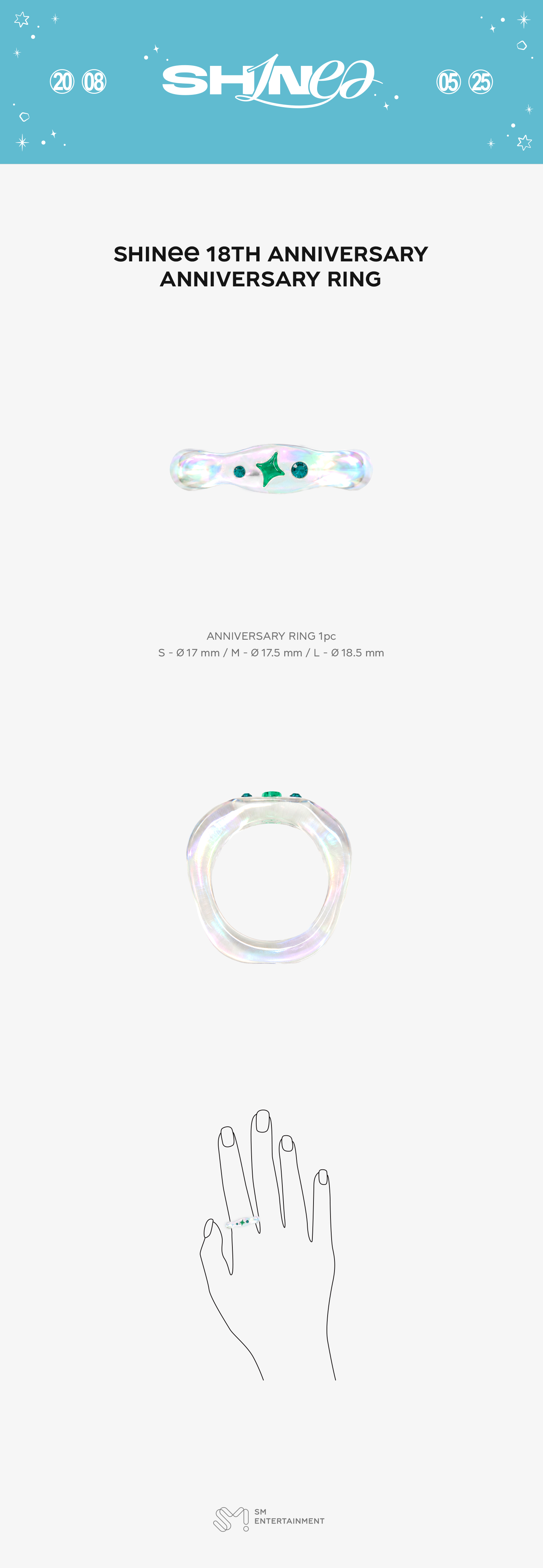 jp.ktown4u.com : SHINee - [18TH ANNIVERSARY MD] ANNIVERSARY RING