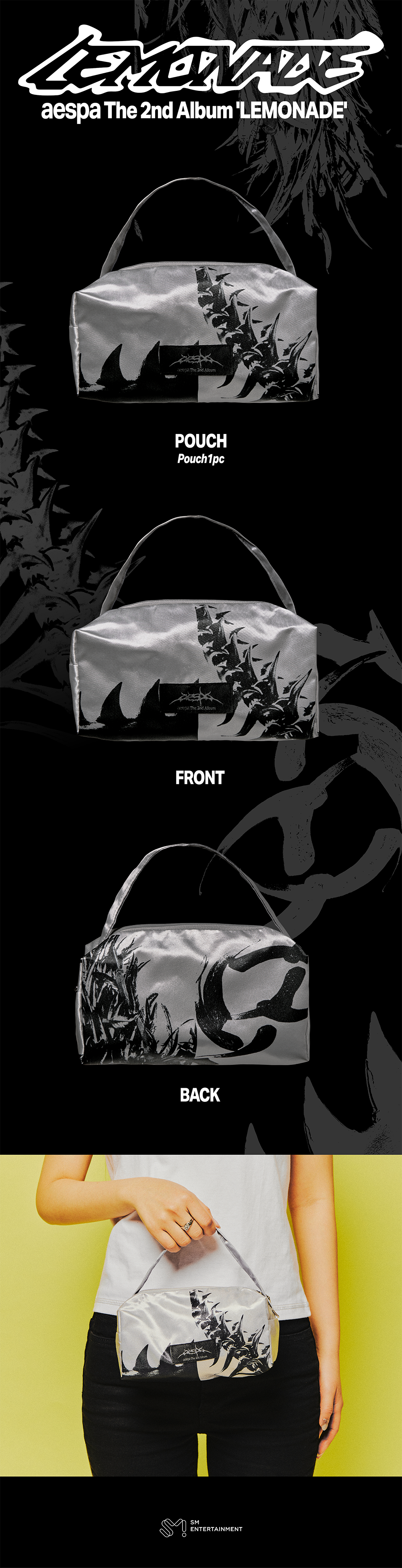 jp.ktown4u.com : aespa - [aespa WEEK - MAKE IT LEMONADE MD] POUCH