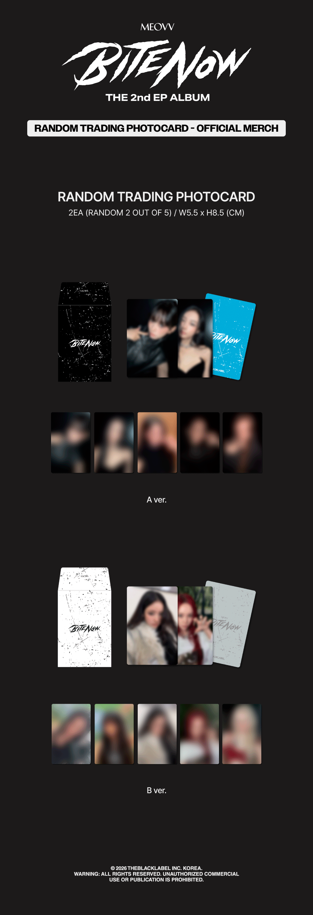 jp.ktown4u.com : MEOVV - [2nd EP ALBUM [BITE NOW] MD] RANDOM