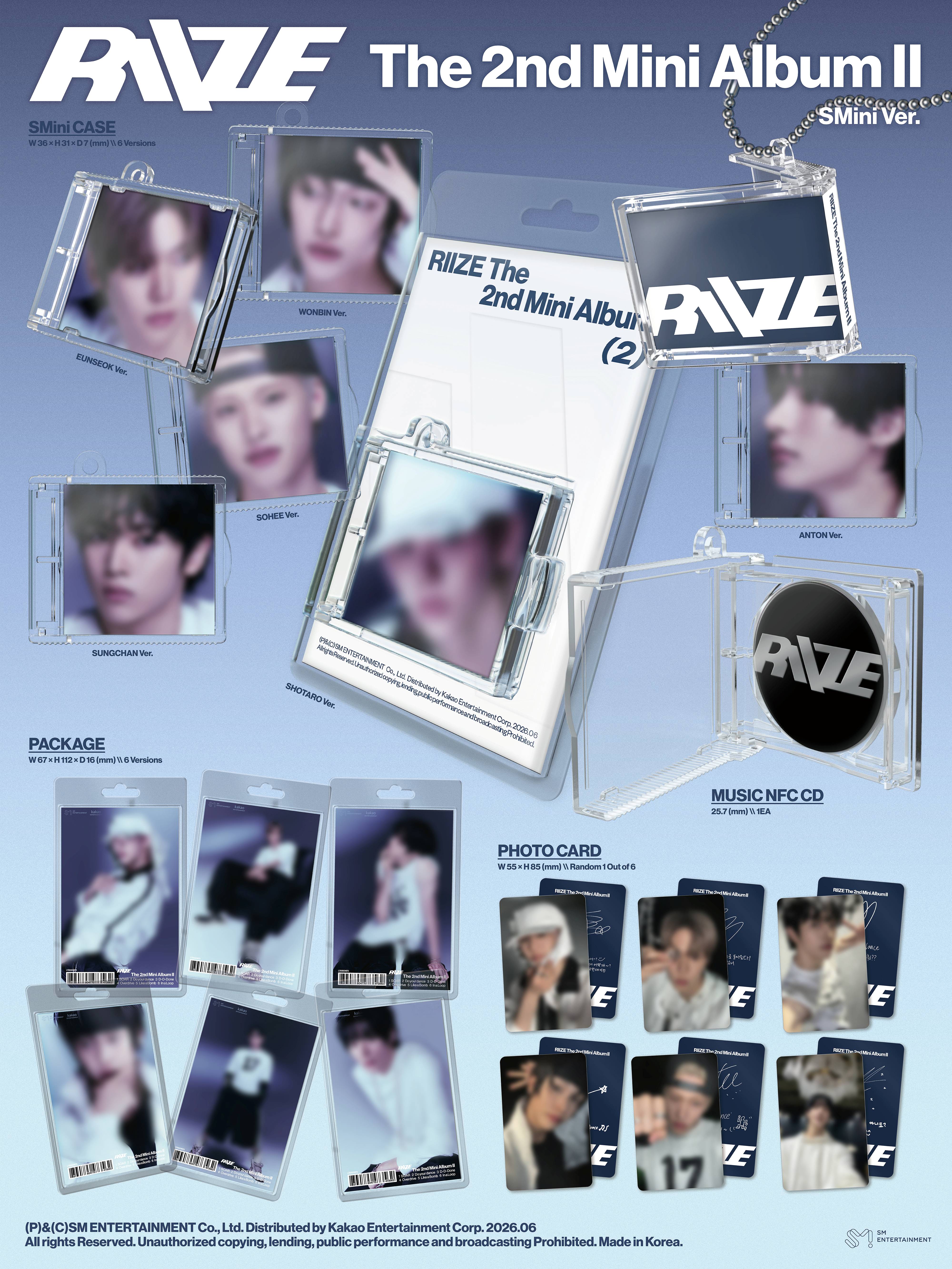 jp.ktown4u.com : [RIIZE日本ファンクラブ連合][6CD セット] RIIZE