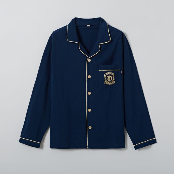 jp.ktown4u.com : [ダークムーン] ロングスリーブ パジャマ (ネイビー) L